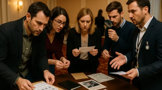 Expérience collaborative en team building ou séminaire : la murder party