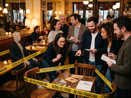 Murder party publiques : café enquête ou diner enquête